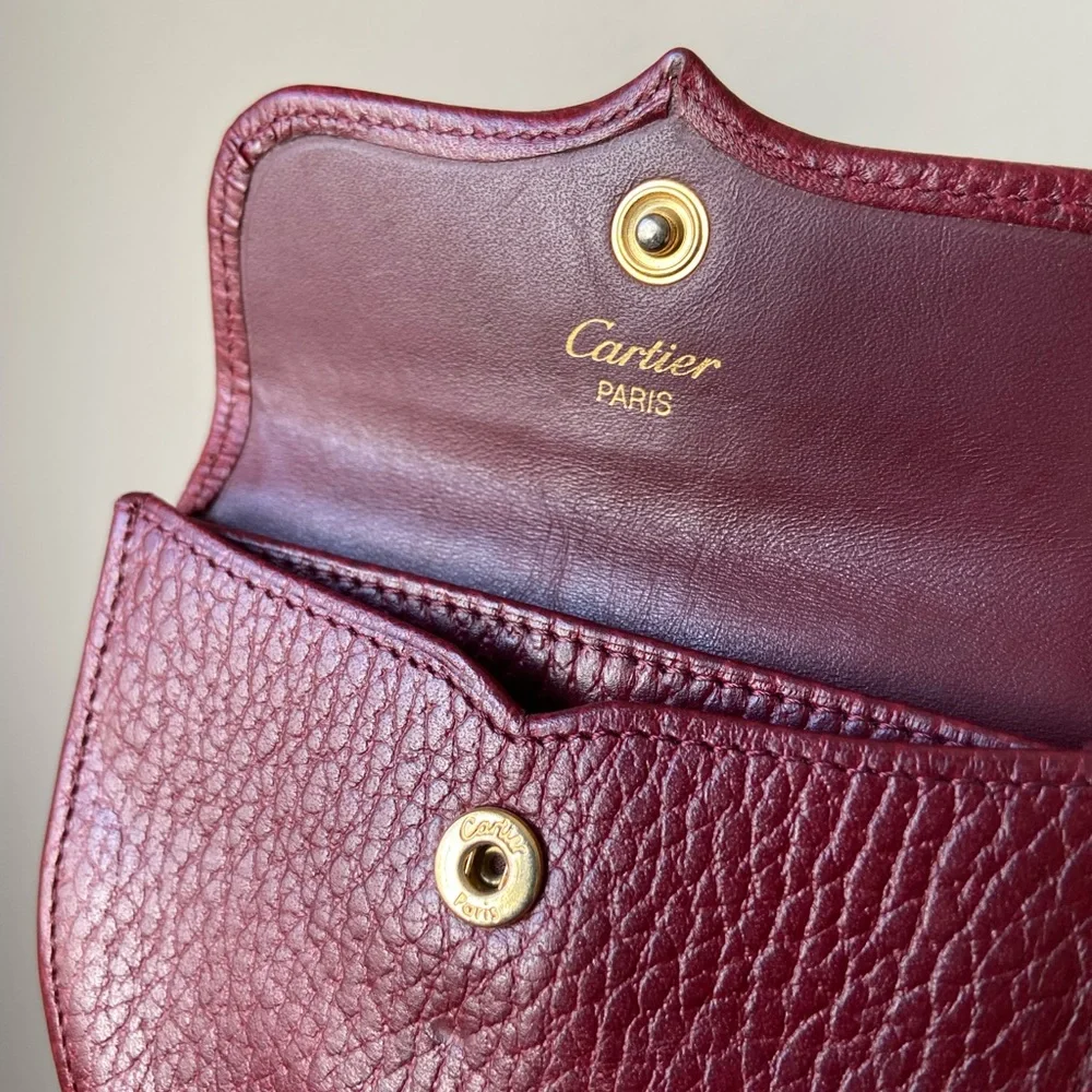 Must de Cartier leather coins wallet
